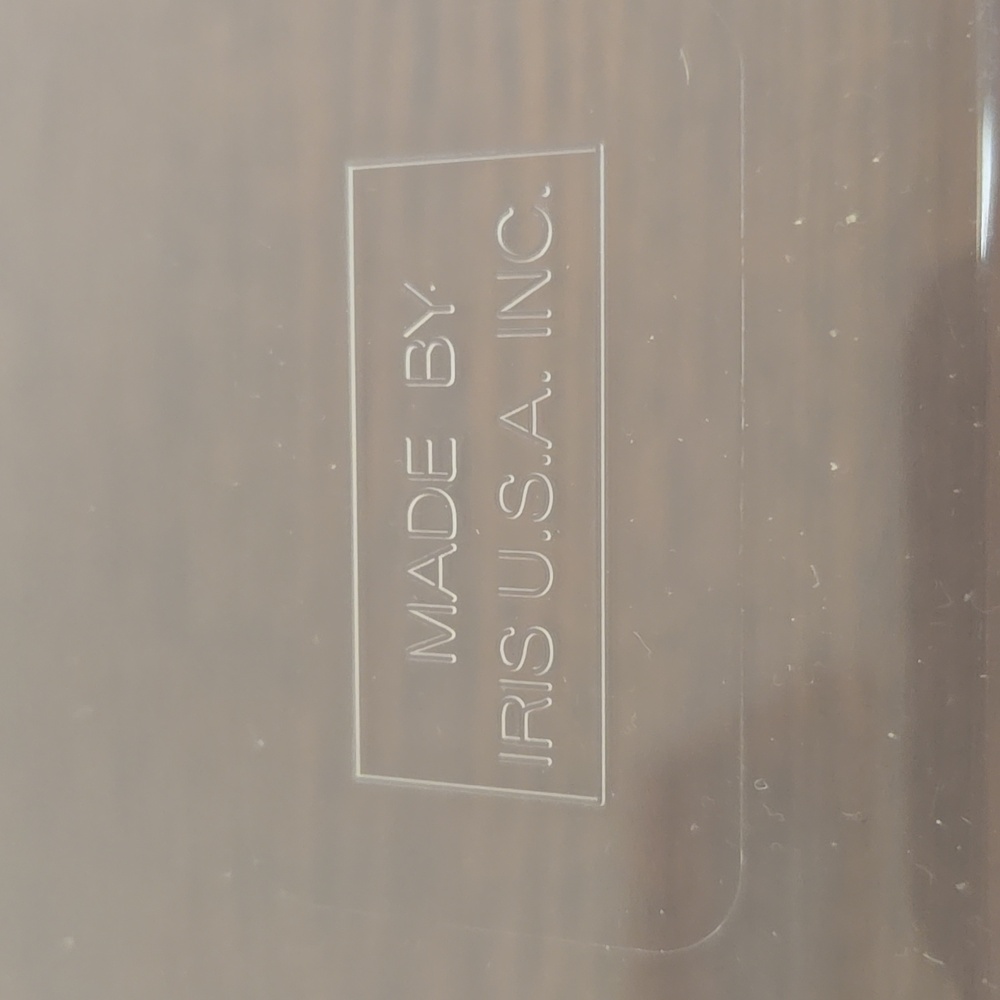 THE CONTAINER STORE Clear Plastic Storage Boxes - 2 - Picture 4 of 8